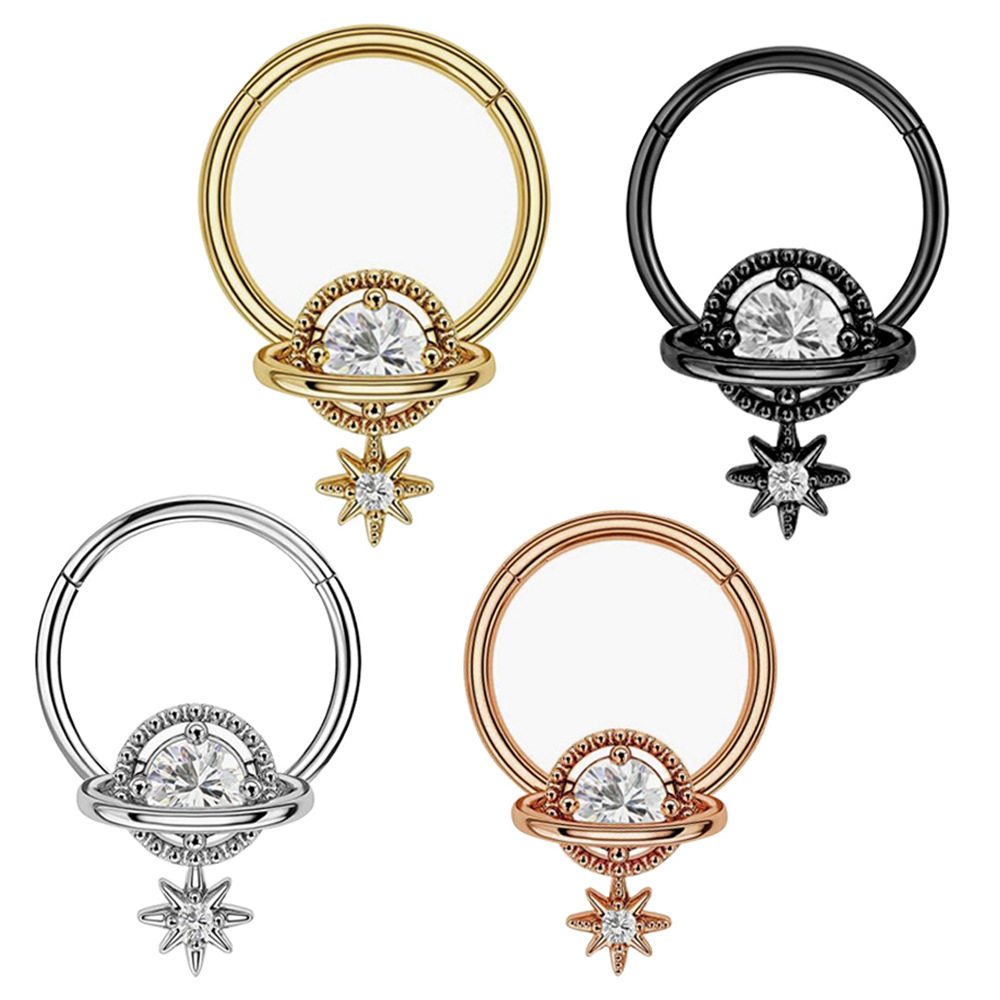 Body Jewelry Nose Studs - Septum Rings Planet Jewelry Surgical Steel