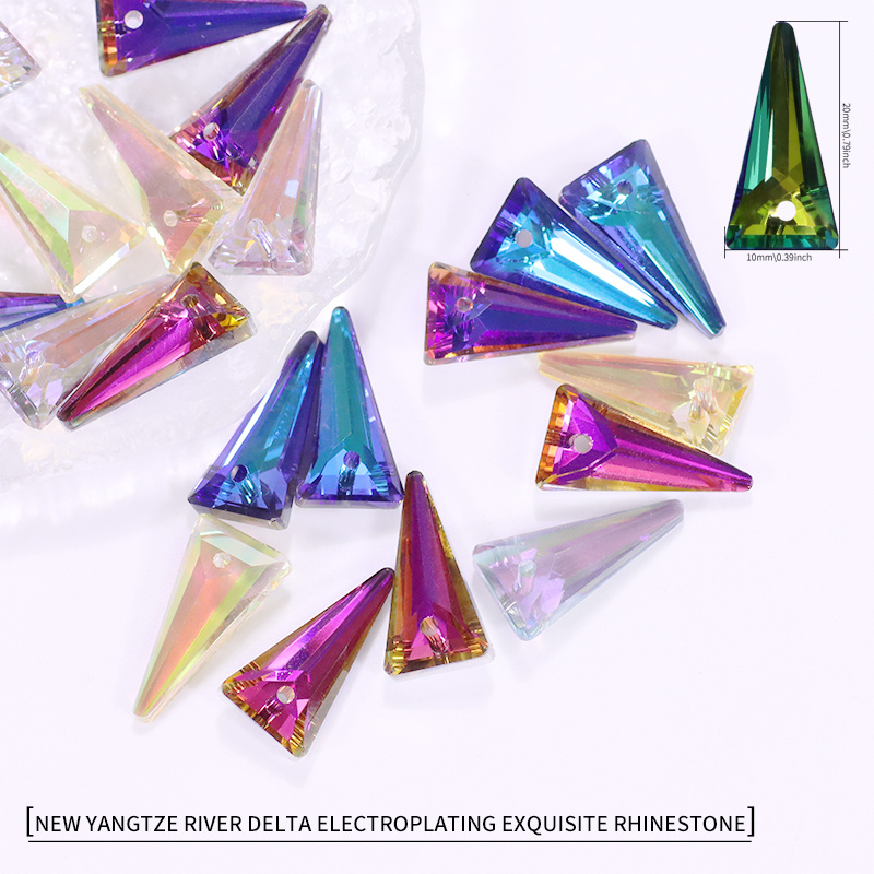 Body Jewelry Australia - 20pcs/pack Crystal Spike Pendant Australia Glass