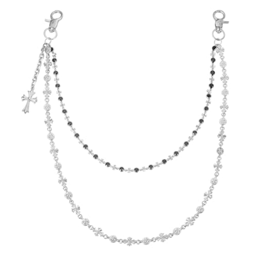 Body Jewelry Goth - Cross Y2K Vintage Style Trousers Chain
