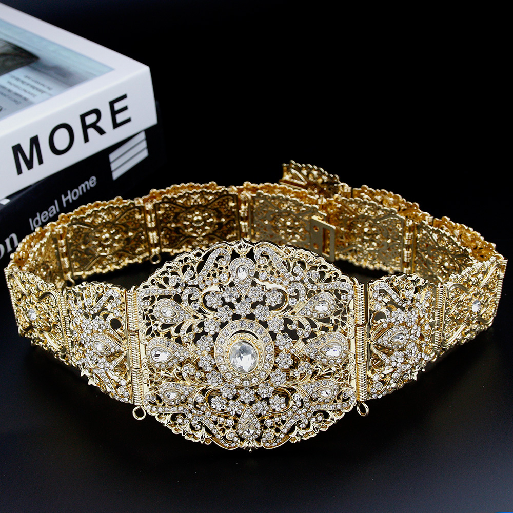 Body Jewelry By The Chain Gang - Sunspicems Wide Morocco Belt For Women