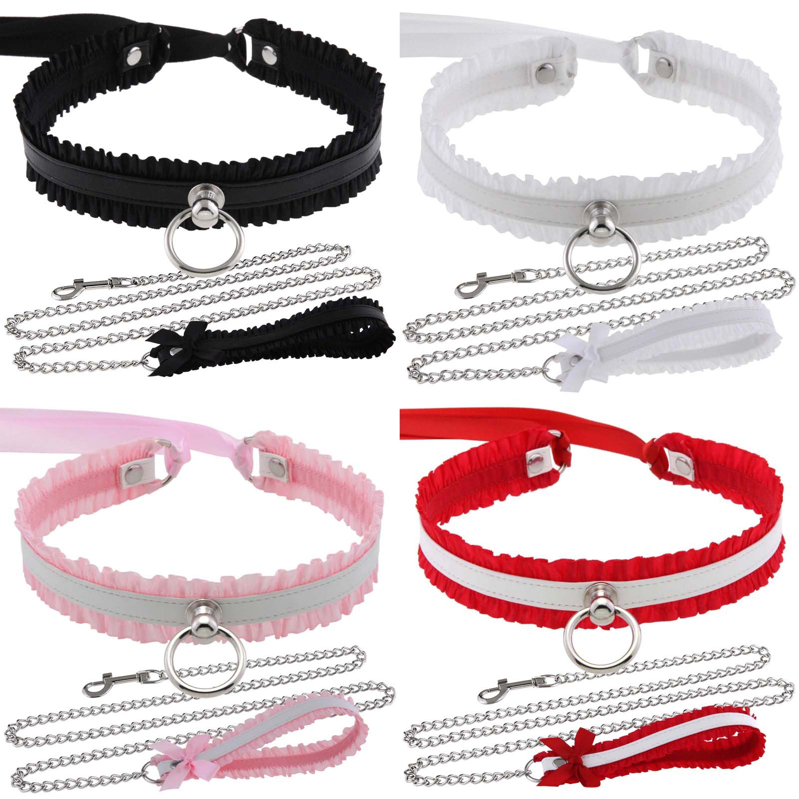 Body Jewelry By The Chain Gang - DIEZI Sexy Harajuku Lace Leather Chain