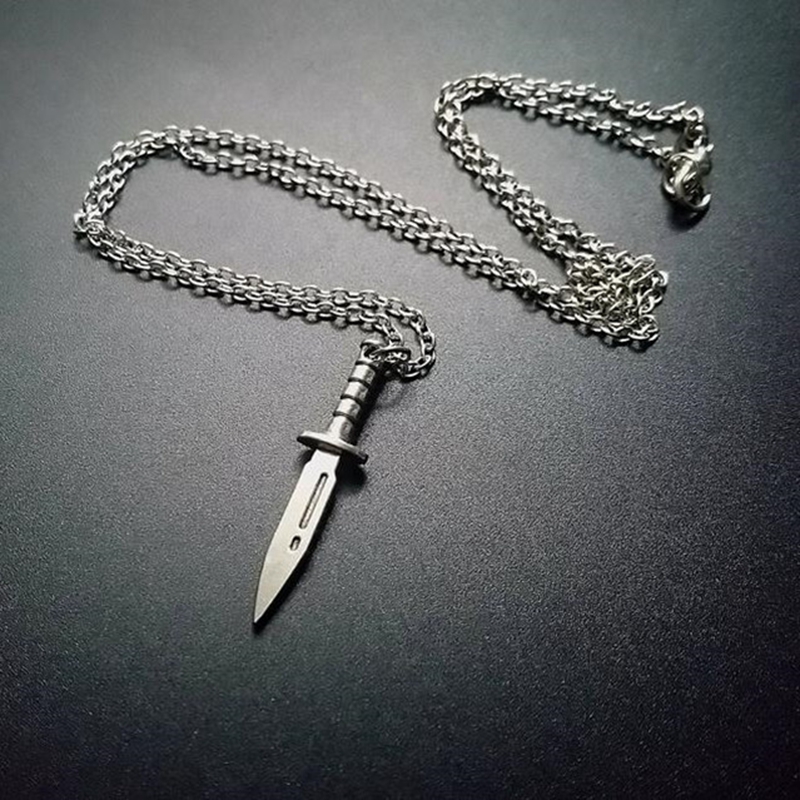 Body Jewelry Goth - New Gothic Knife Dagger Pendant Chokers