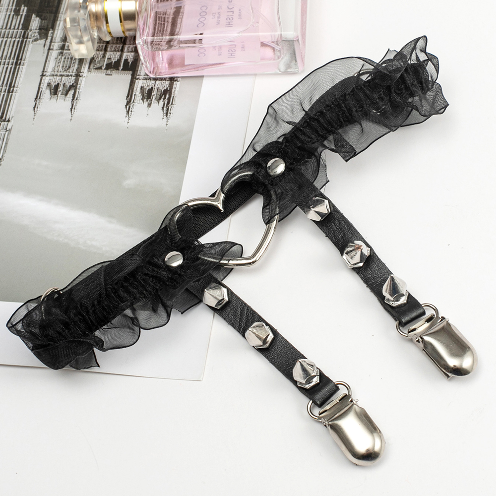 Punk peach heart garter belt P - đánh giá và giá Body Jewelry Rings