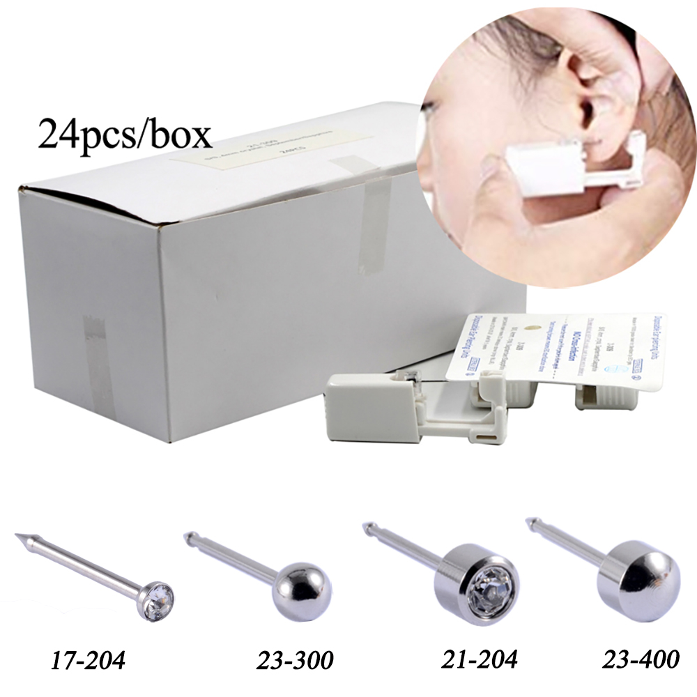 24pcs/Box  Disposable Safety E - đánh giá và giá Body Jewelry Jewelry Box
