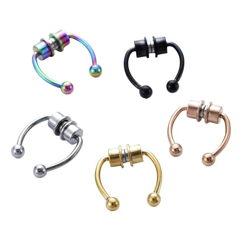 1/2/3Pcs Fake Magnetic Nose Ri - đánh giá và giá Body Jewelry Nose Studs