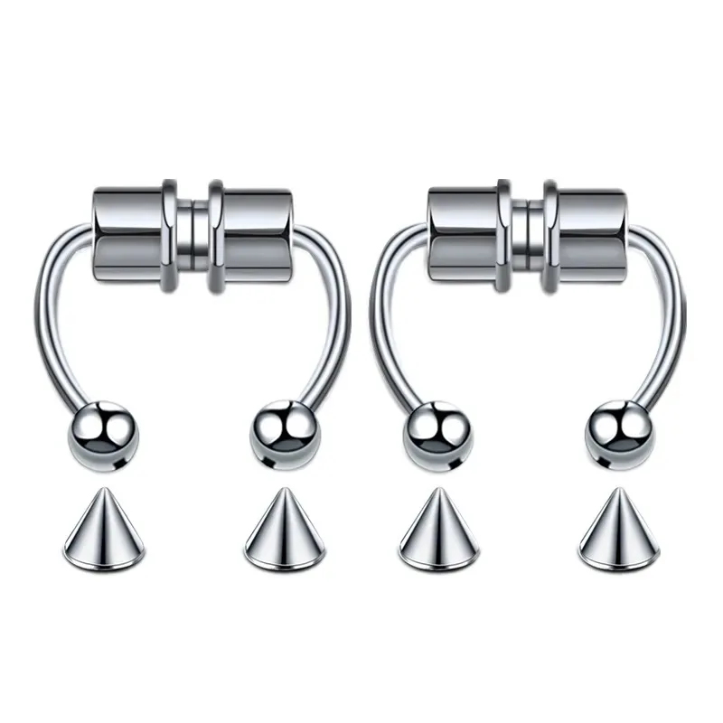 1/2/3Pcs Fake Magnetic Nose Ri - đánh giá và giá Body Jewelry Nose Studs