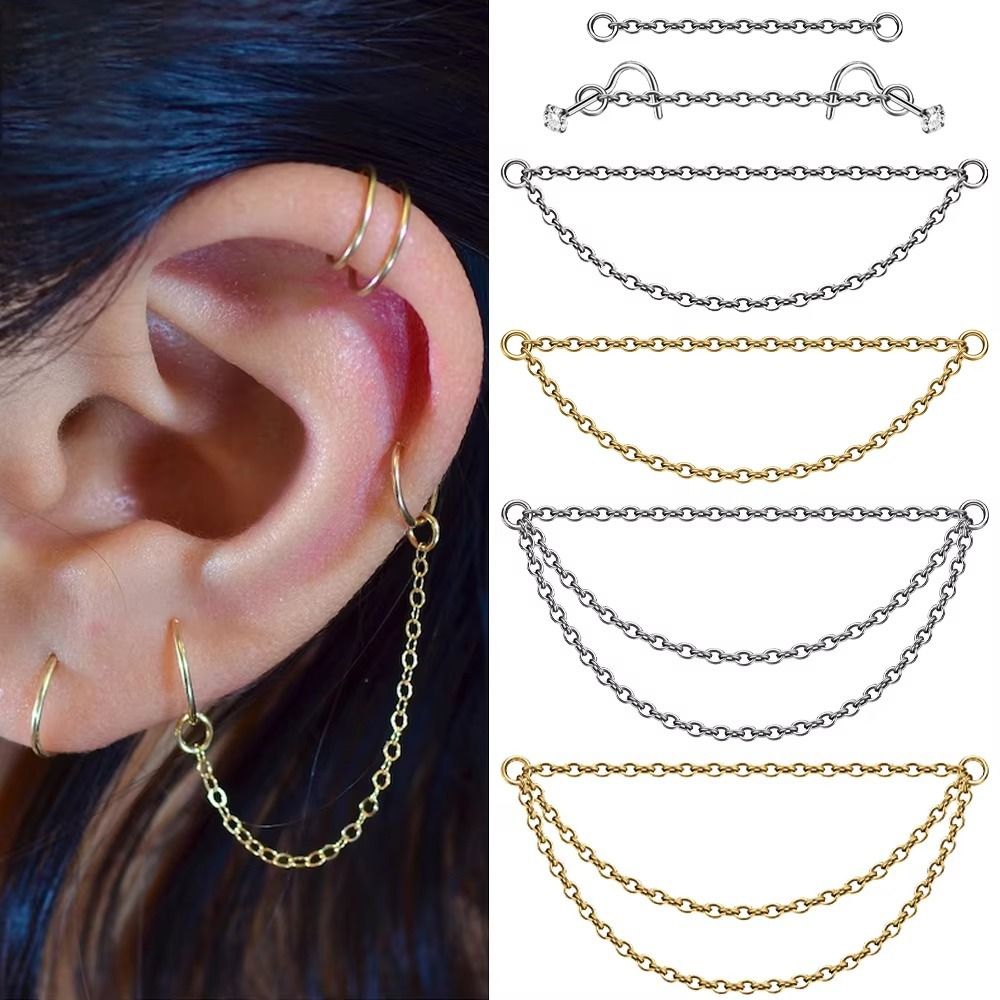 Fashion Titanium Nose Chain Th - đánh giá và giá Body Jewelry Titanium
