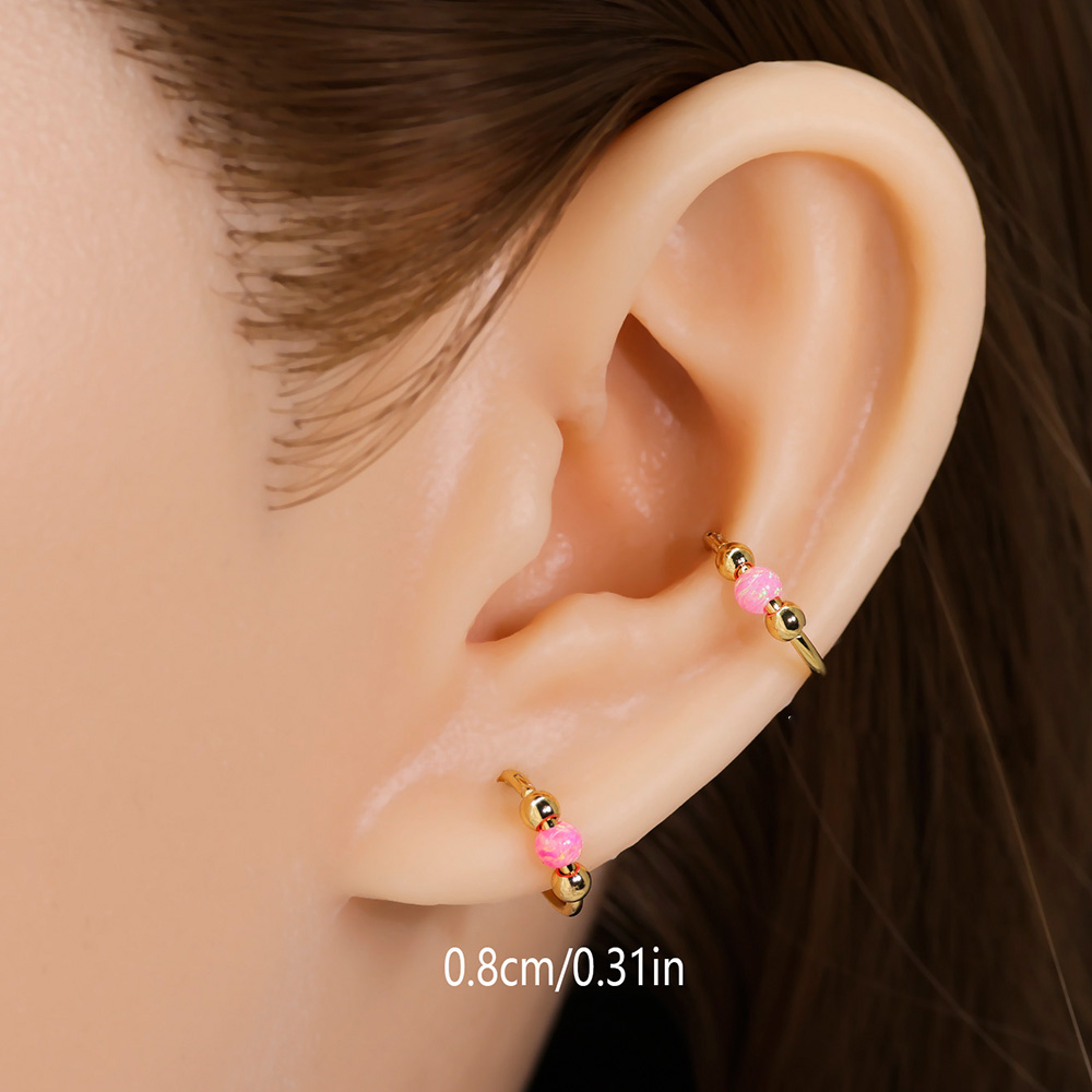 Opal Nose Ring Sparkle Set, Me - đánh giá và giá Body Jewelry Eu