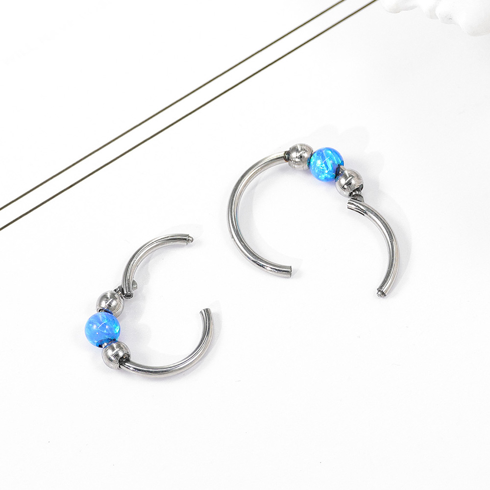 Opal Nose Ring Sparkle Set, Me - đánh giá và giá Body Jewelry Eu