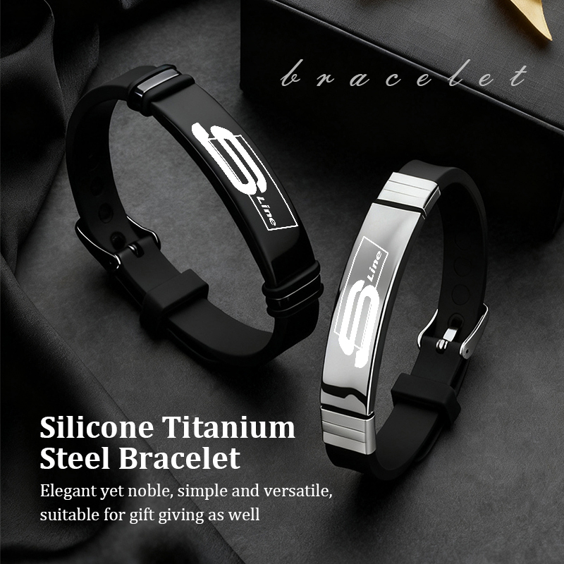 For Audi Fashion Silicone Tita - đánh giá và giá Body Jewelry Titanium