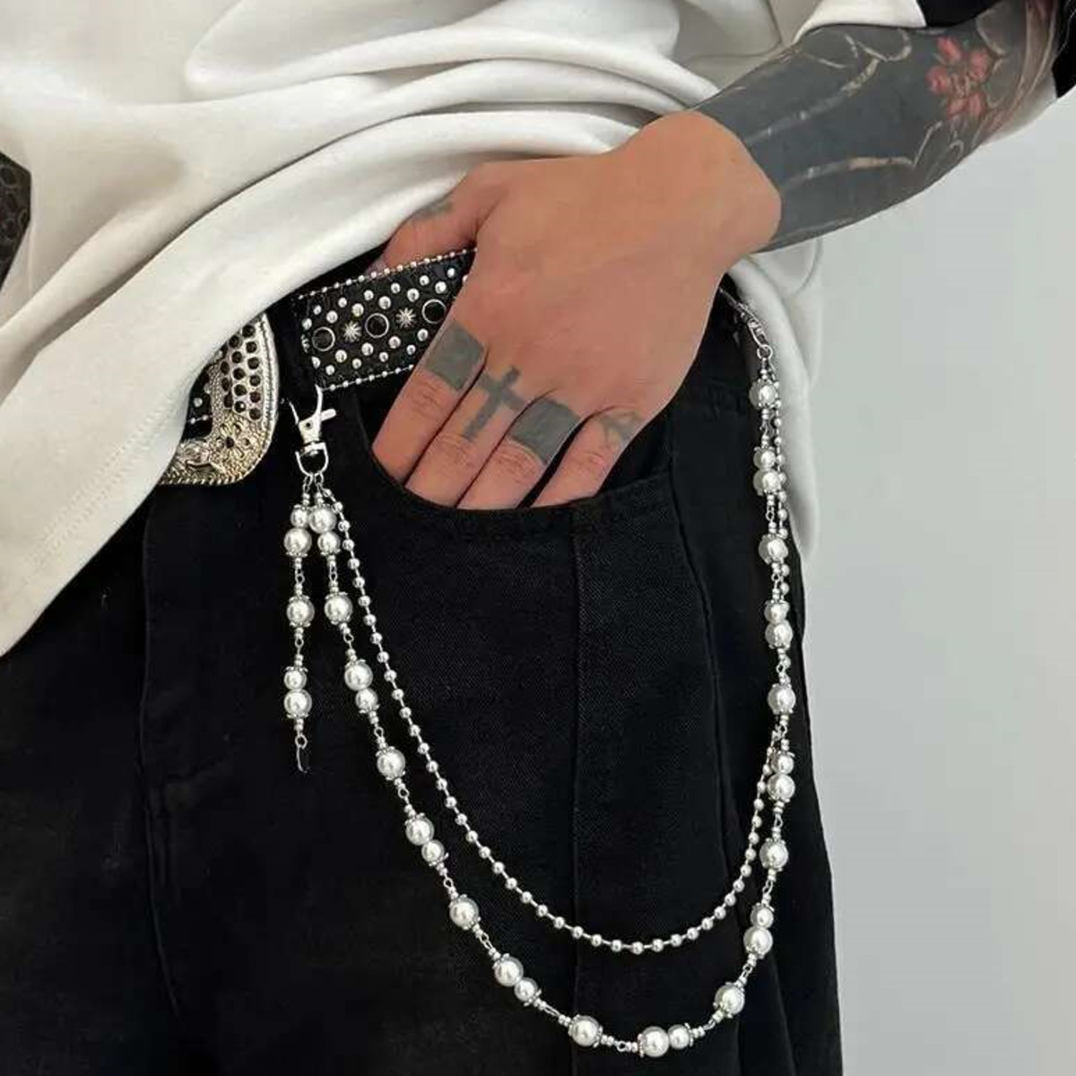 Salircon Punk Multilayer Imita - đánh giá và giá Body Jewelry Goth