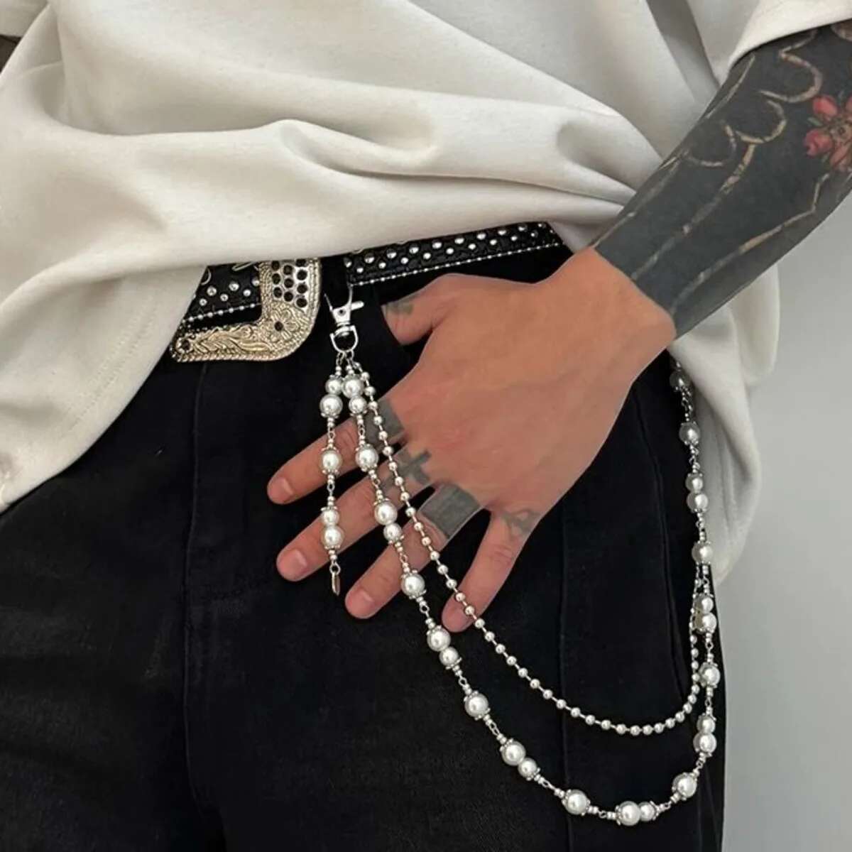 Salircon Punk Multilayer Imita - đánh giá và giá Body Jewelry Goth