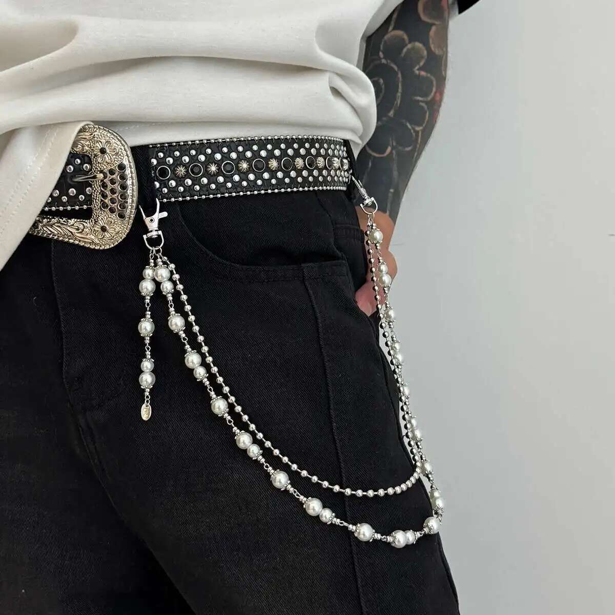 Salircon Punk Multilayer Imita - đánh giá và giá Body Jewelry Goth