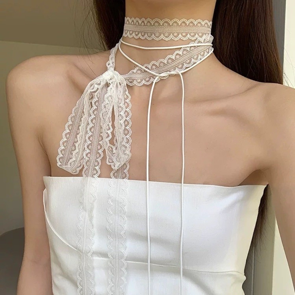 Sweet Gothic Lace Choker Stack - đánh giá và giá Body Jewelry Goth