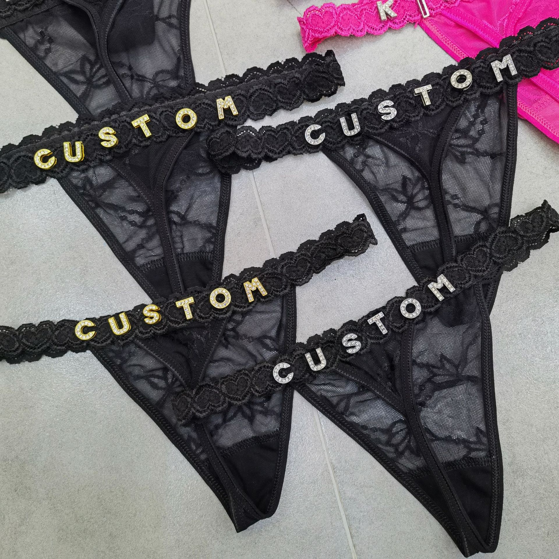 Customize Thongs Crystal Name  - đánh giá và giá Body Jewelry Usa