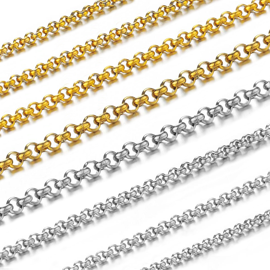 1 meter 2-4mm Stainless Steel  - đánh giá và giá Body Jewelry Necklace