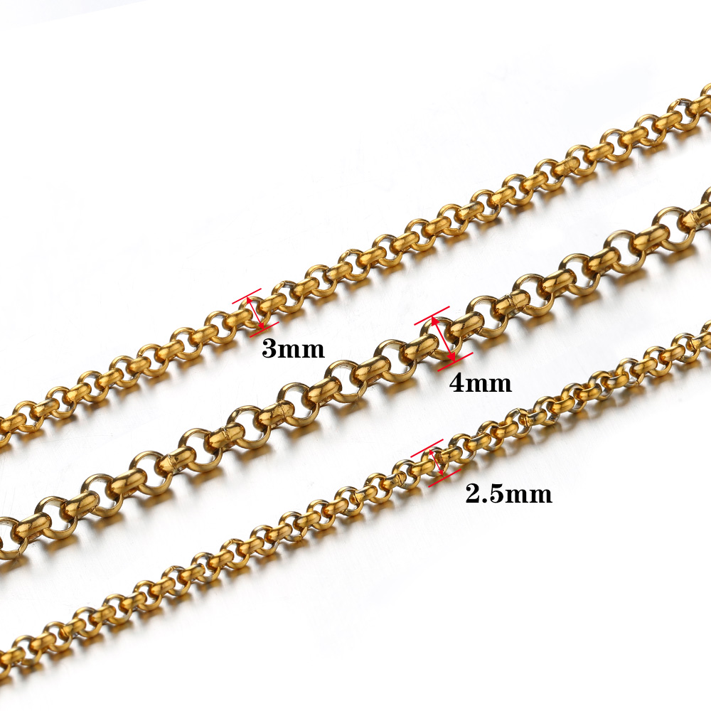 1 meter 2-4mm Stainless Steel  - đánh giá và giá Body Jewelry Necklace