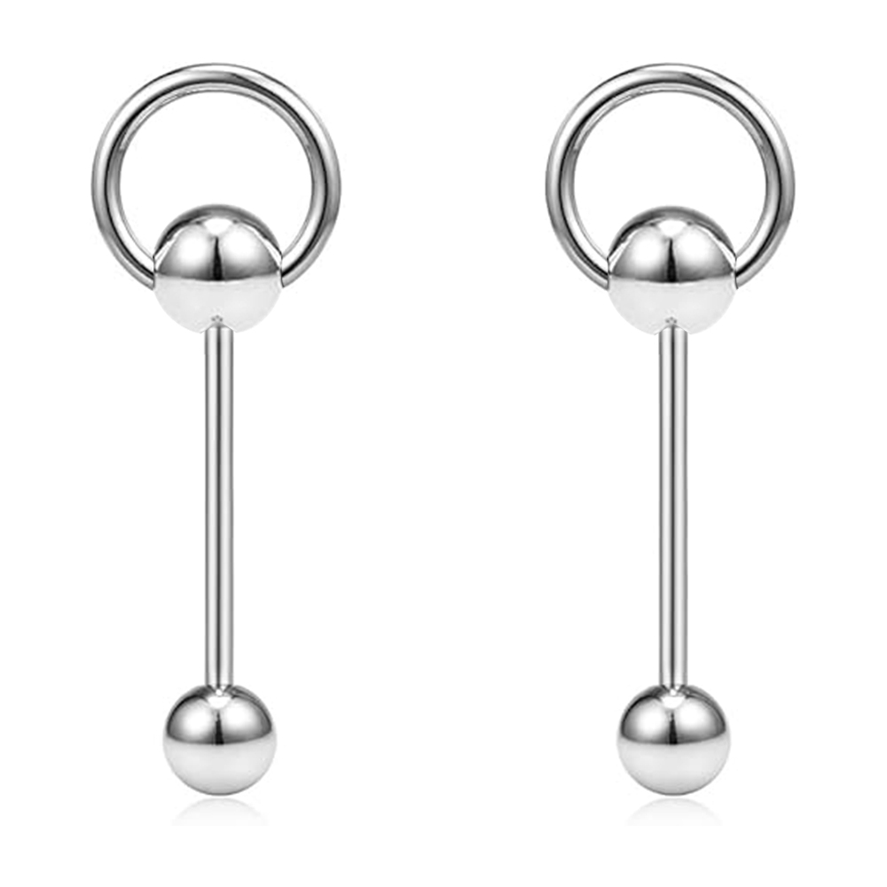 Bulk 14g 1.6mm Surgical Steel  - đánh giá và giá Tongue Barbell Straight