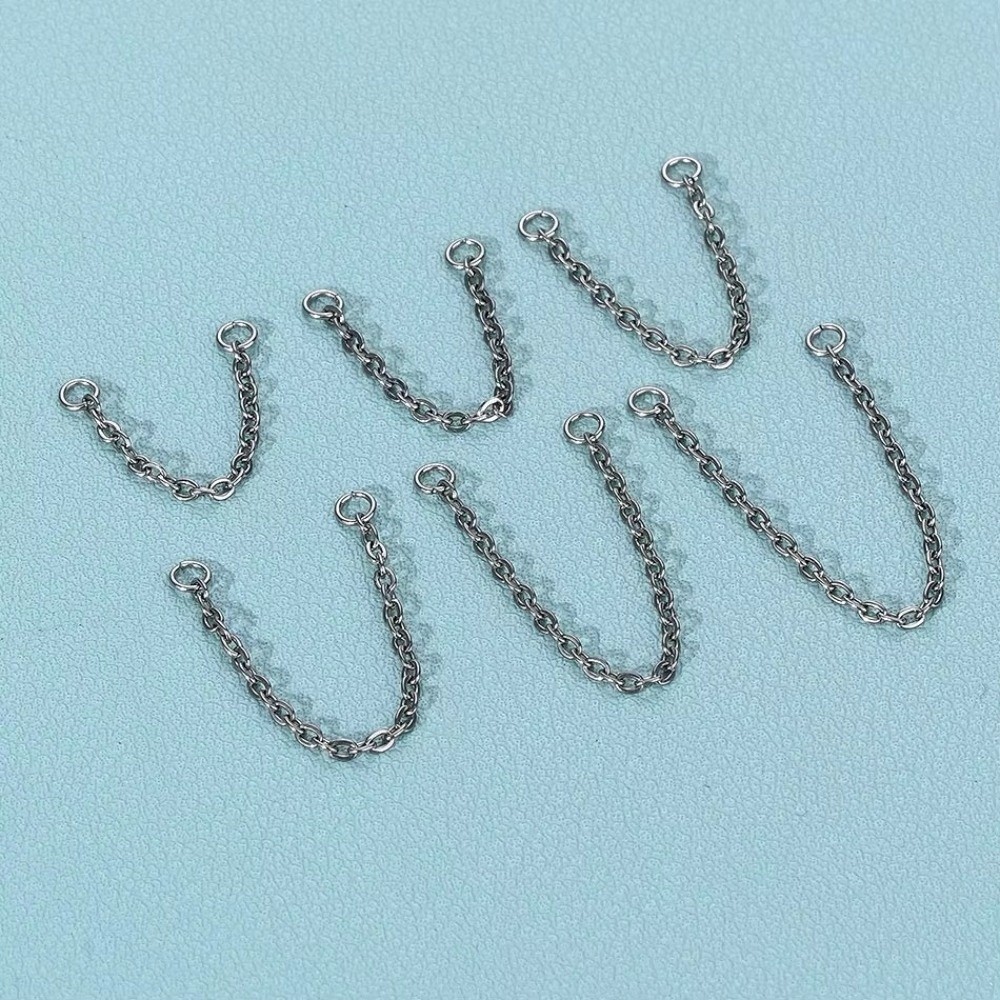 Titanium Nose Chain Three Laye - đánh giá và giá Body Jewelry Titanium