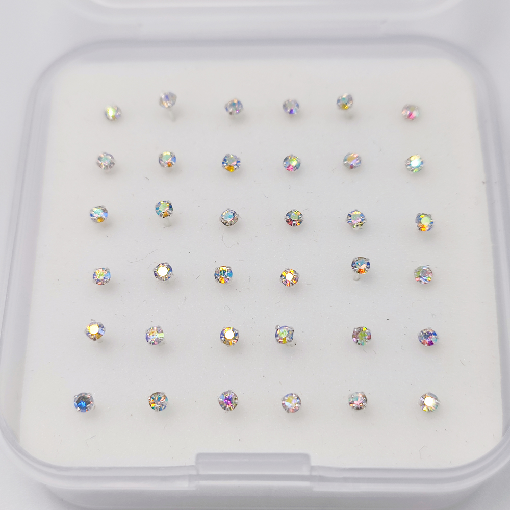 925 Sterling silver nose stud  - đánh giá và giá Body Jewelry Jewelry Box