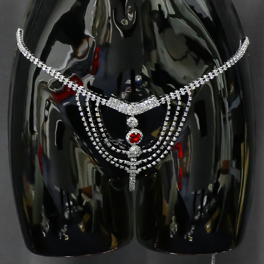 Crystal Rhinestone Body Chain  - đánh giá và giá Body Jewelry By The Chain Gang