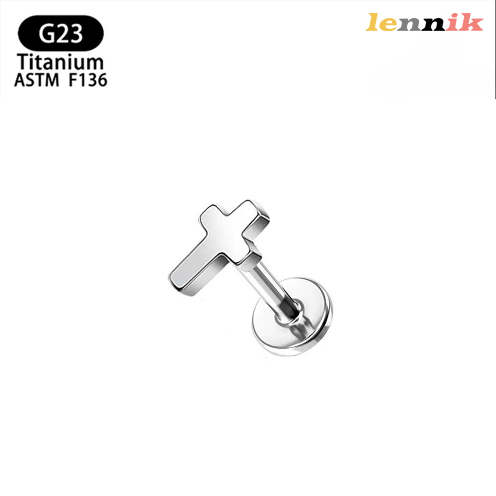 LENNIK F136 Titanium Alloy Cro - đánh giá và giá Body Jewelry Titanium