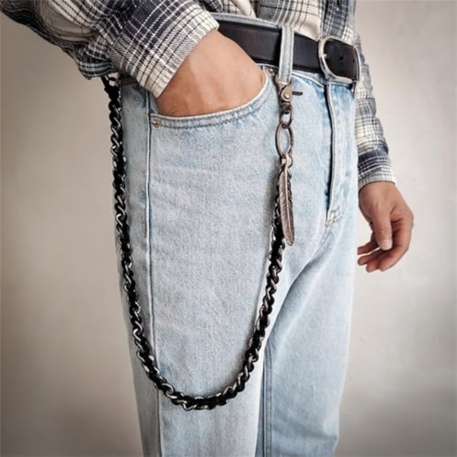 Punk Metal Pocket Pants Chain  - đánh giá và giá Body Jewelry Goth