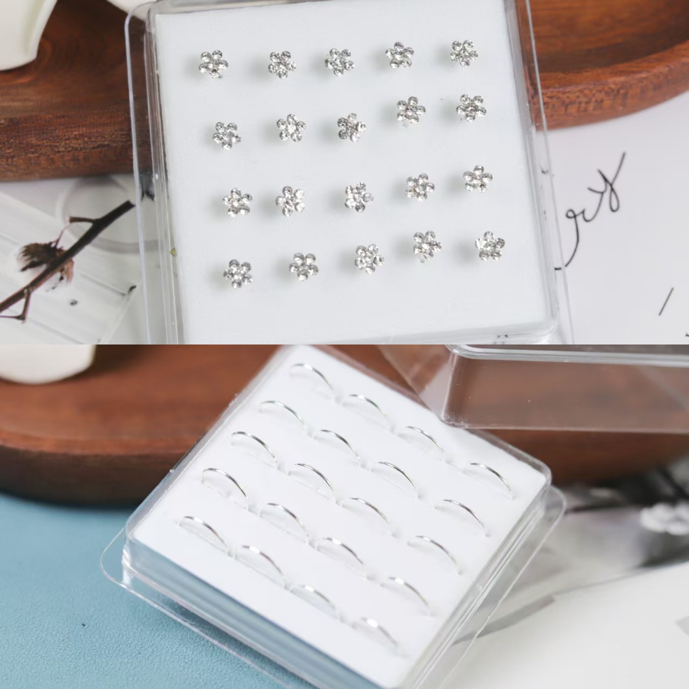 20Pcs/Box Body Nose Piercing J - đánh giá và giá Body Jewelry Jewelry Box