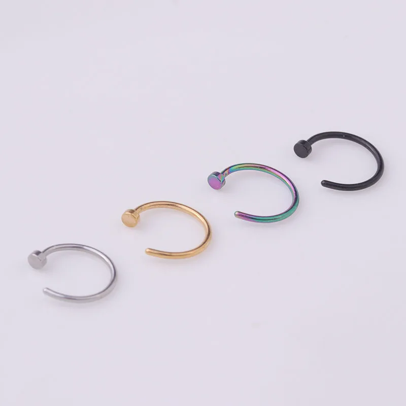 5pcs/lot 20G Nose Ring Hoop, 6 - đánh giá và giá Body Jewelry Nose Studs