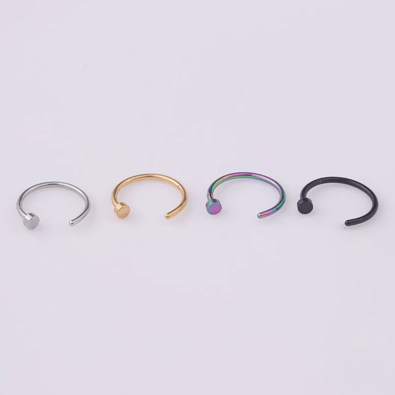 5pcs/lot 20G Nose Ring Hoop, 6 - đánh giá và giá Body Jewelry Nose Studs