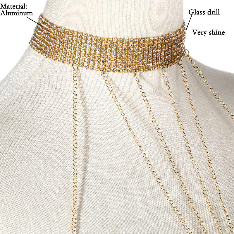 Gold Color Body Chain Women  R - đánh giá và giá Body Jewelry Usa