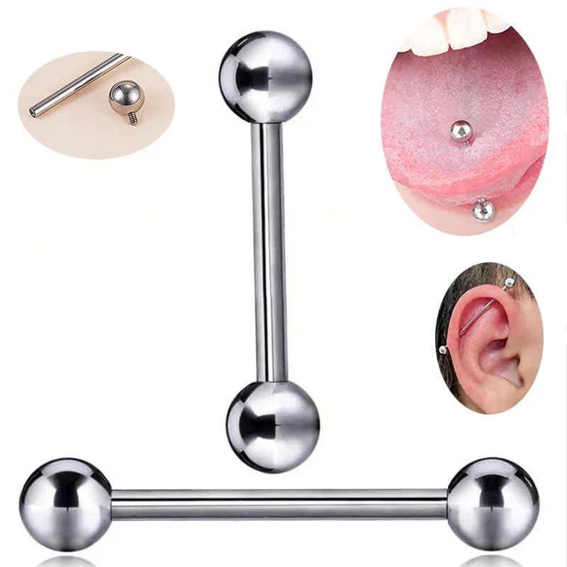 ASTM F136 Titanium Piercing Ba - đánh giá và giá Tongue Barbell Straight