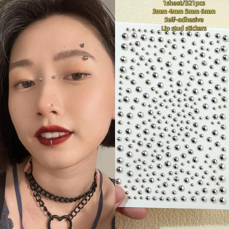 321pcs Non Piercing Lip Studs  - đánh giá và giá Body Jewelry Nose Studs