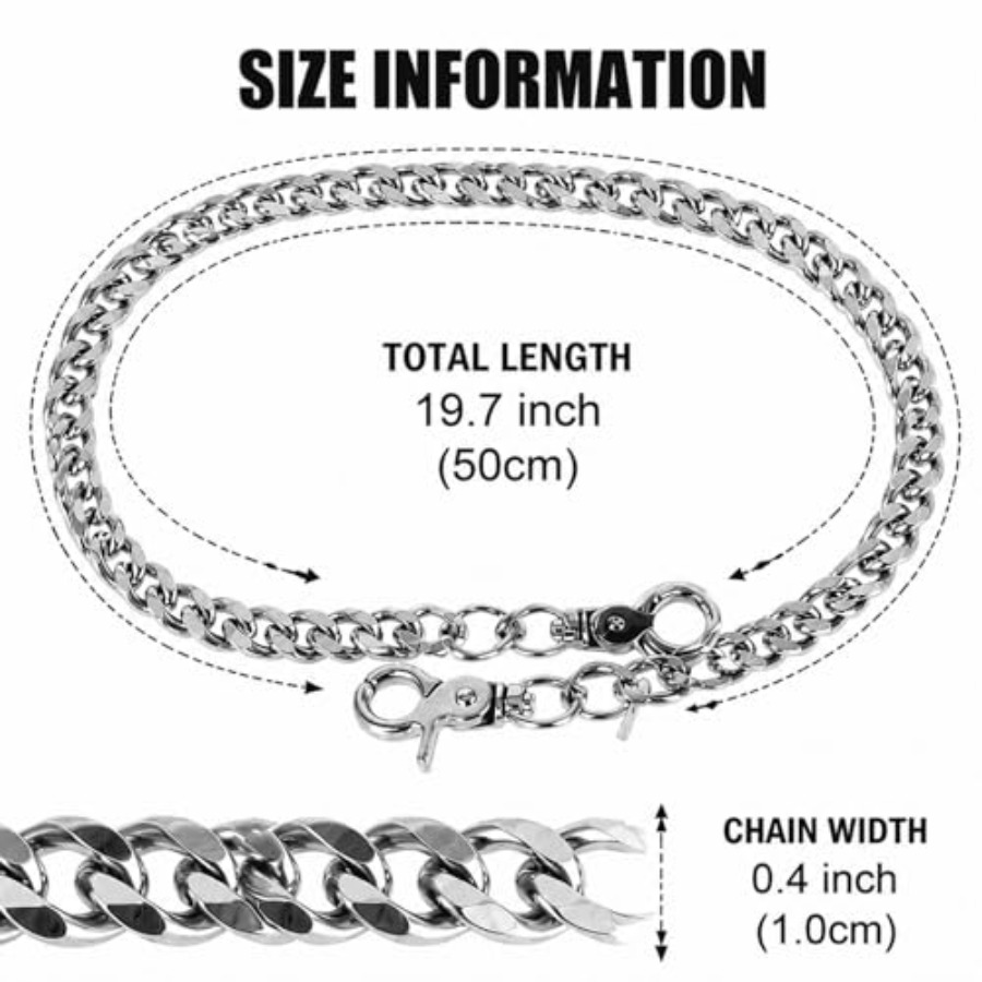 Pants Wallet Chain for Men Wom - đánh giá và giá Body Jewelry Goth