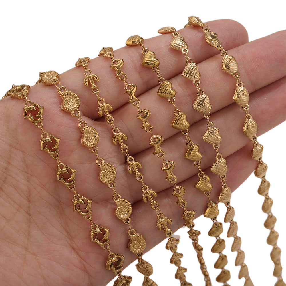 1M PVD Gold Stainless Steel He - đánh giá và giá Body Jewelry Necklace