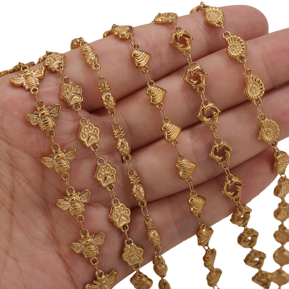 1M PVD Gold Stainless Steel He - đánh giá và giá Body Jewelry Necklace