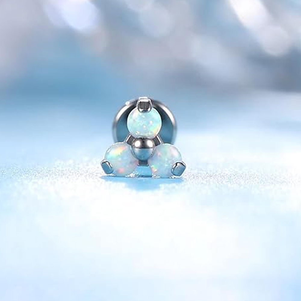 1PCS Titanium Opal Mini Pierci - đánh giá và giá Body Jewelry Jewelry Box