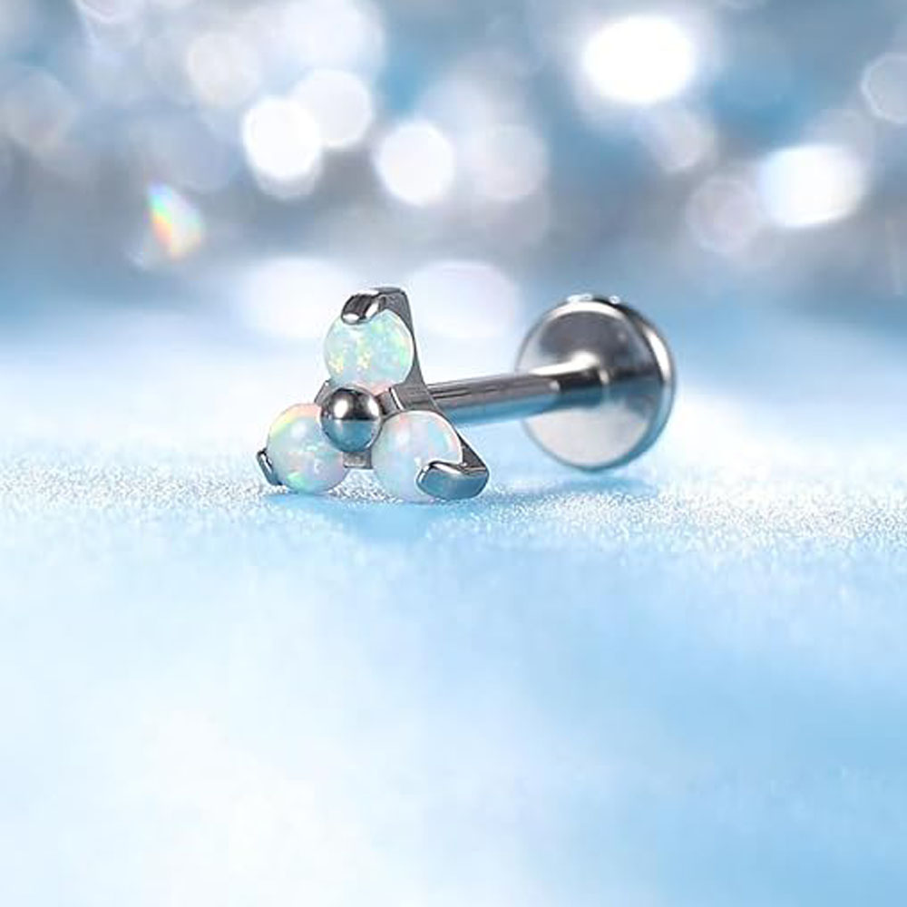 1PCS Titanium Opal Mini Pierci - đánh giá và giá Body Jewelry Jewelry Box