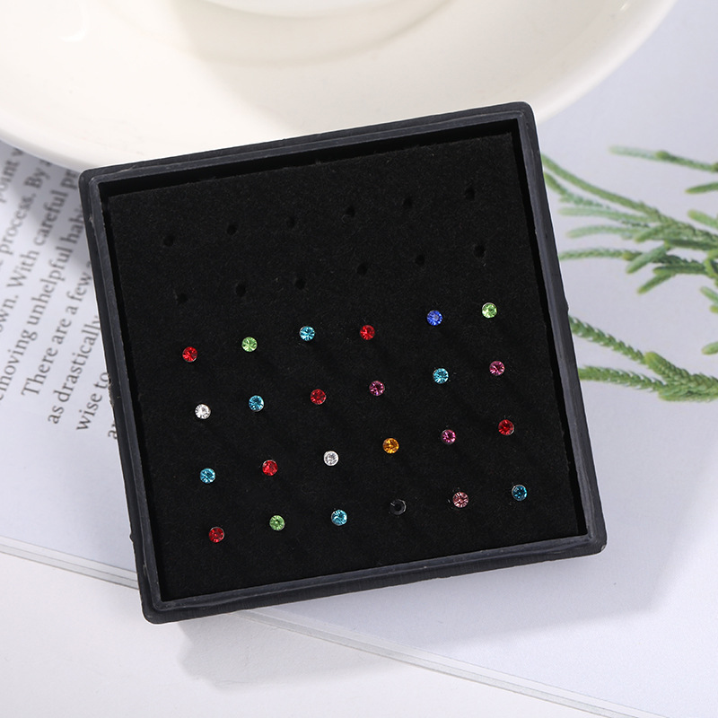 24pcs/box Crystal Nose Ring St - đánh giá và giá Body Jewelry Jewelry Box