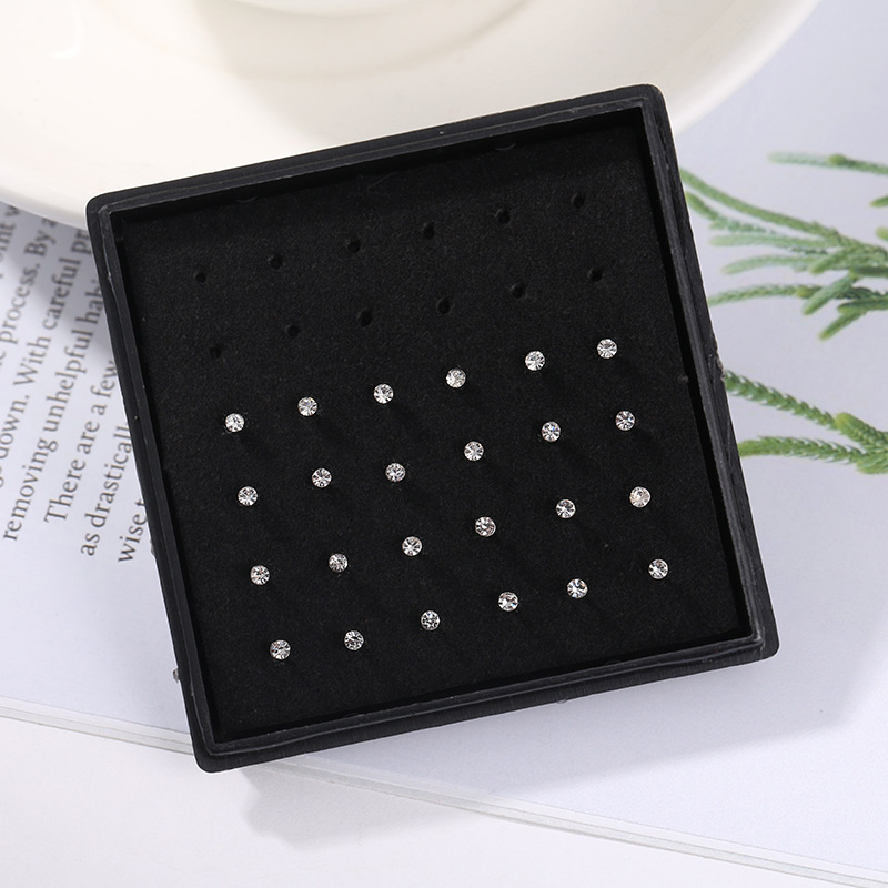 24pcs/box Crystal Nose Ring St - đánh giá và giá Body Jewelry Jewelry Box