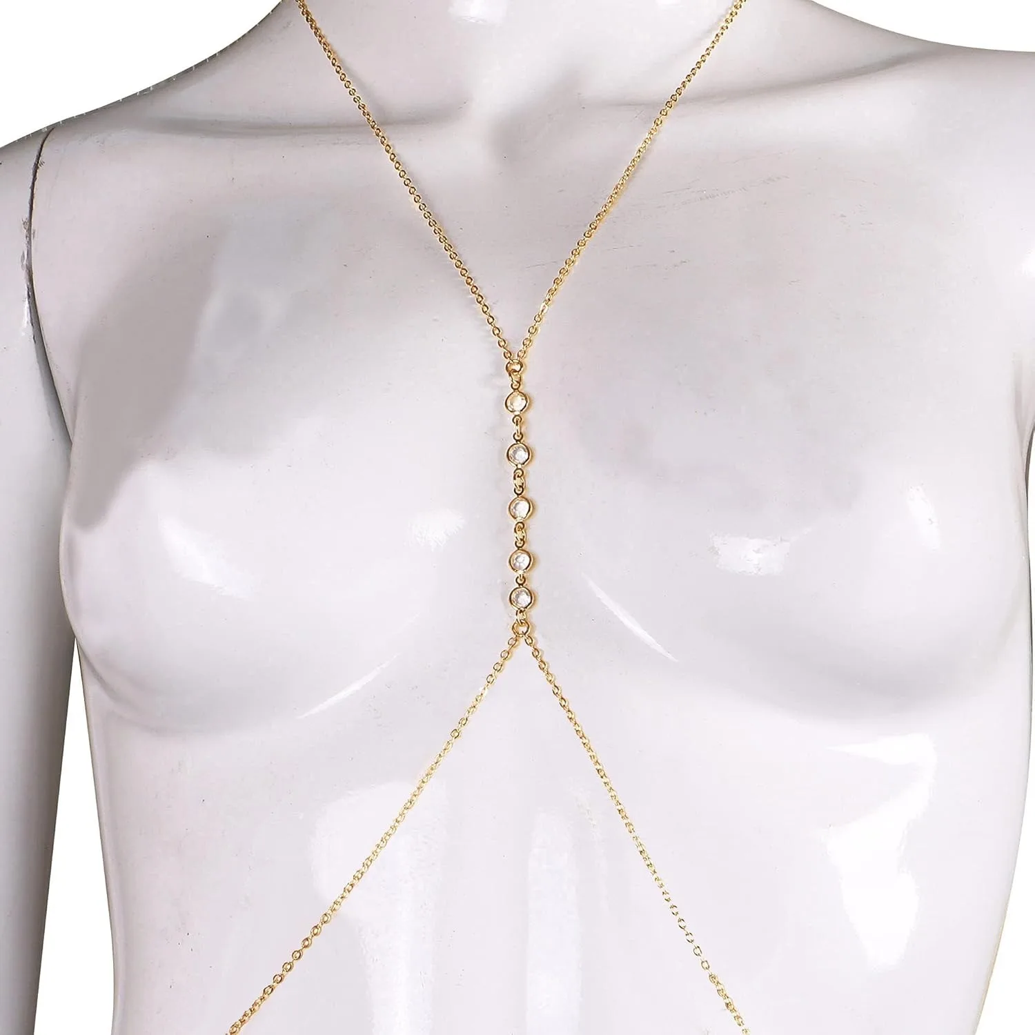 Summer Beach Crystal Belly Wai - đánh giá và giá Body Jewelry Necklace