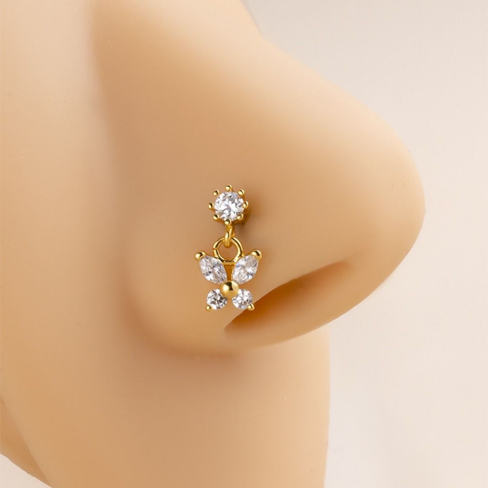 Stainless Steel Piercing Nose  - đánh giá và giá Body Jewelry Goth