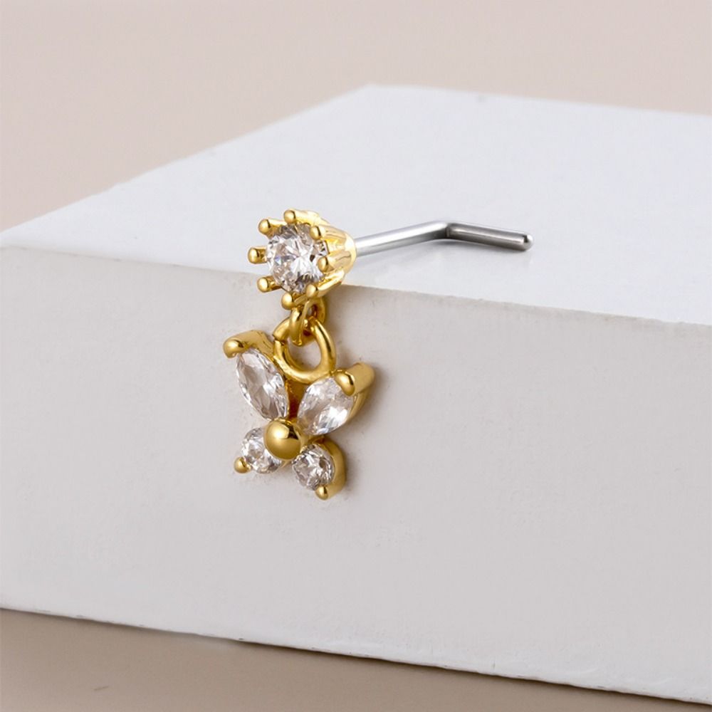 Stainless Steel Piercing Nose  - đánh giá và giá Body Jewelry Goth