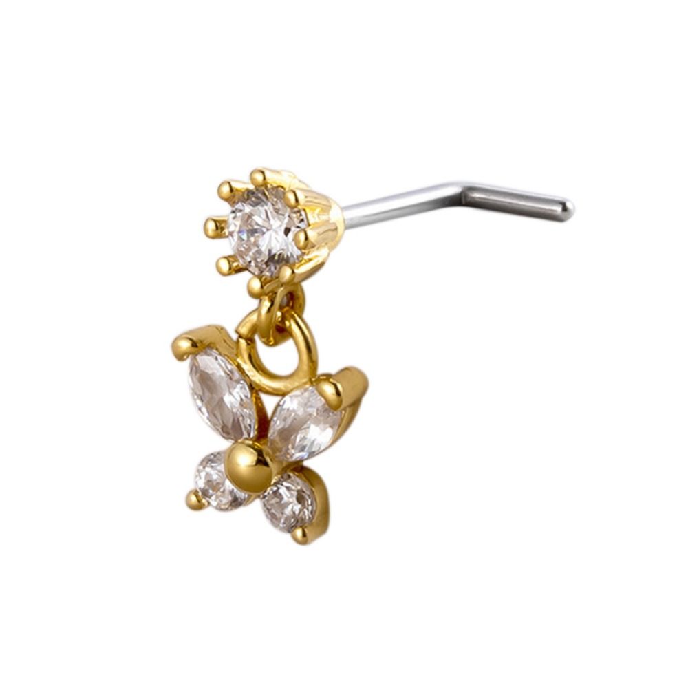 Stainless Steel Piercing Nose  - đánh giá và giá Body Jewelry Goth