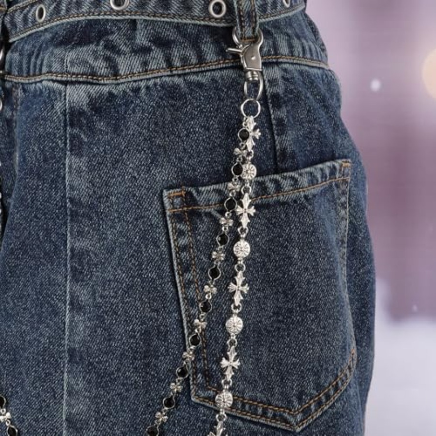 Cross Y2K Vintage Style Trouse - đánh giá và giá Body Jewelry Goth