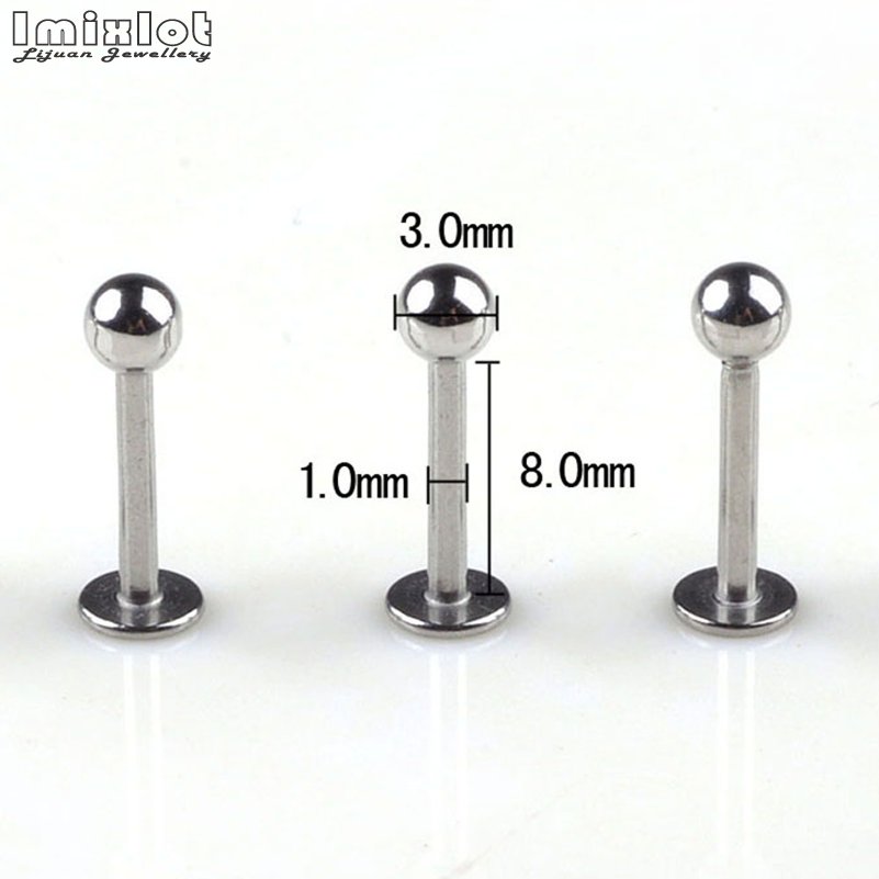 20Pcs/Lot Stainless Steel Tong - đánh giá và giá Tongue Barbell Straight