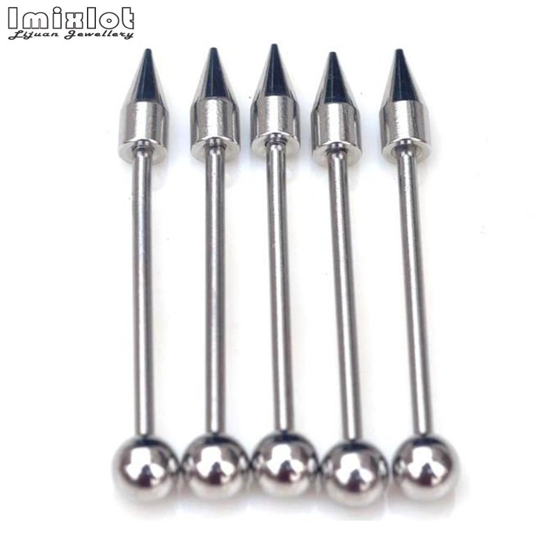 20Pcs/Lot Stainless Steel Tong - đánh giá và giá Tongue Barbell Straight