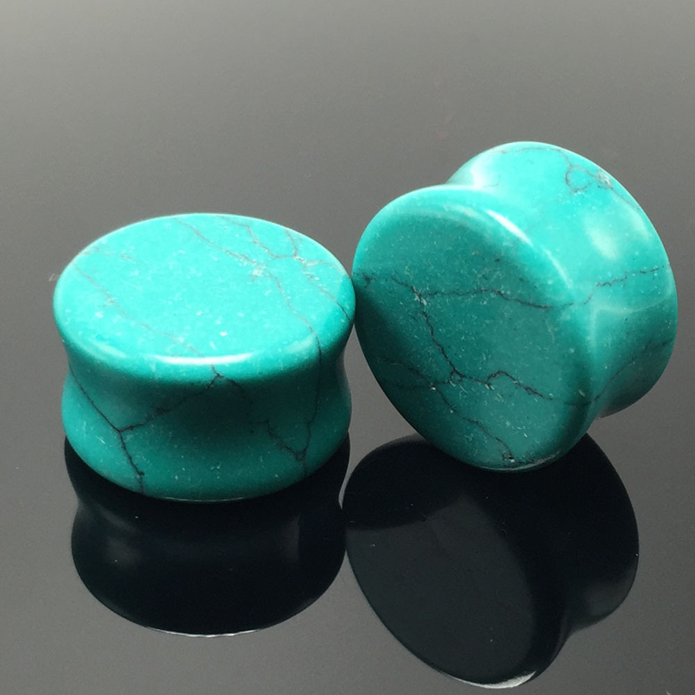 Alisouy 2 pieces fashion Green - đánh giá và giá Body Jewelry Gauge To Mm