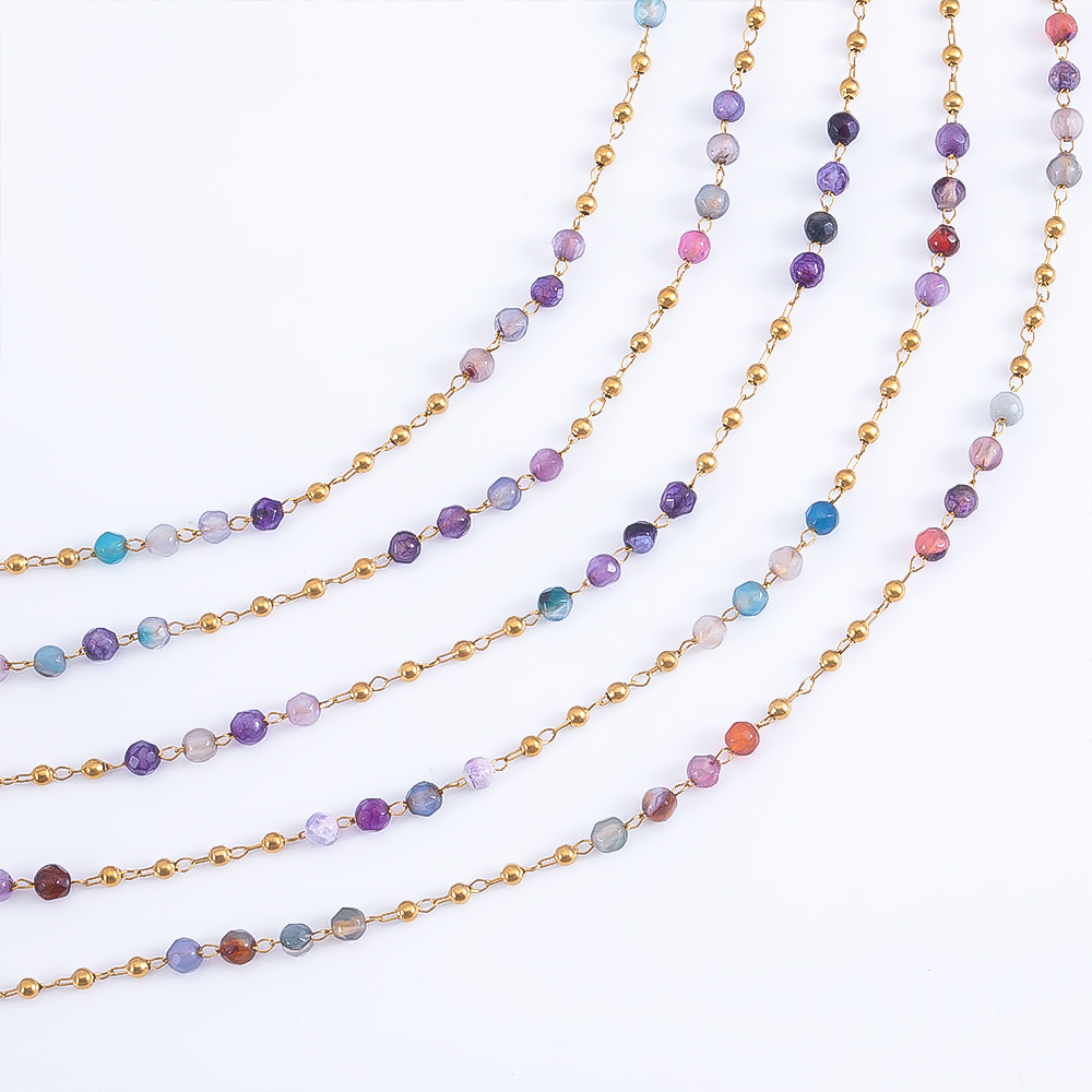 0.5M 1M Stainless Steel Colore - đánh giá và giá Body Jewelry Necklace