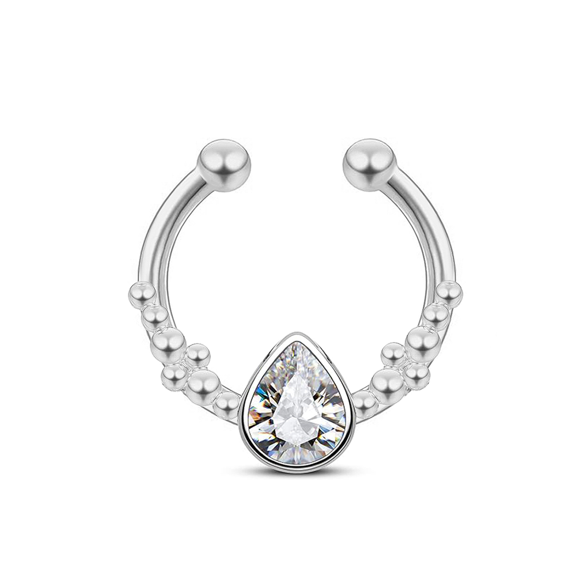 Stainless Steel Horseshoe Wate - đánh giá và giá Body Jewelry Nose Studs